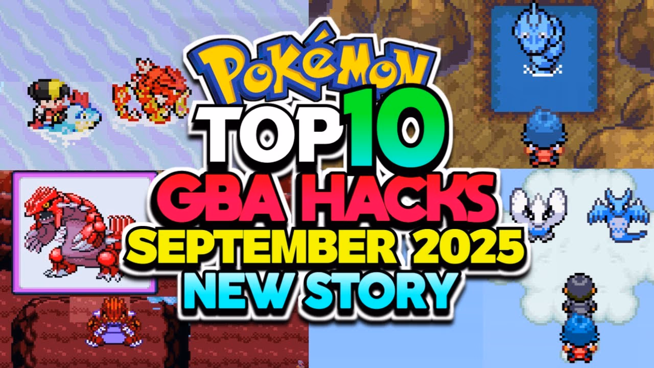 TOP 10 UPDATED Pokémon GBA ROM Hacks with an EPIC New Story! (September 2025)
